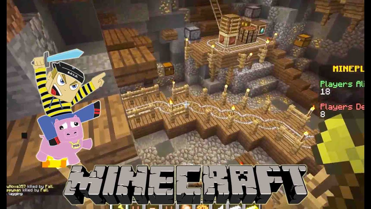 Minecraft Lets Play Survival Mini Game on Mineplex - YouTube