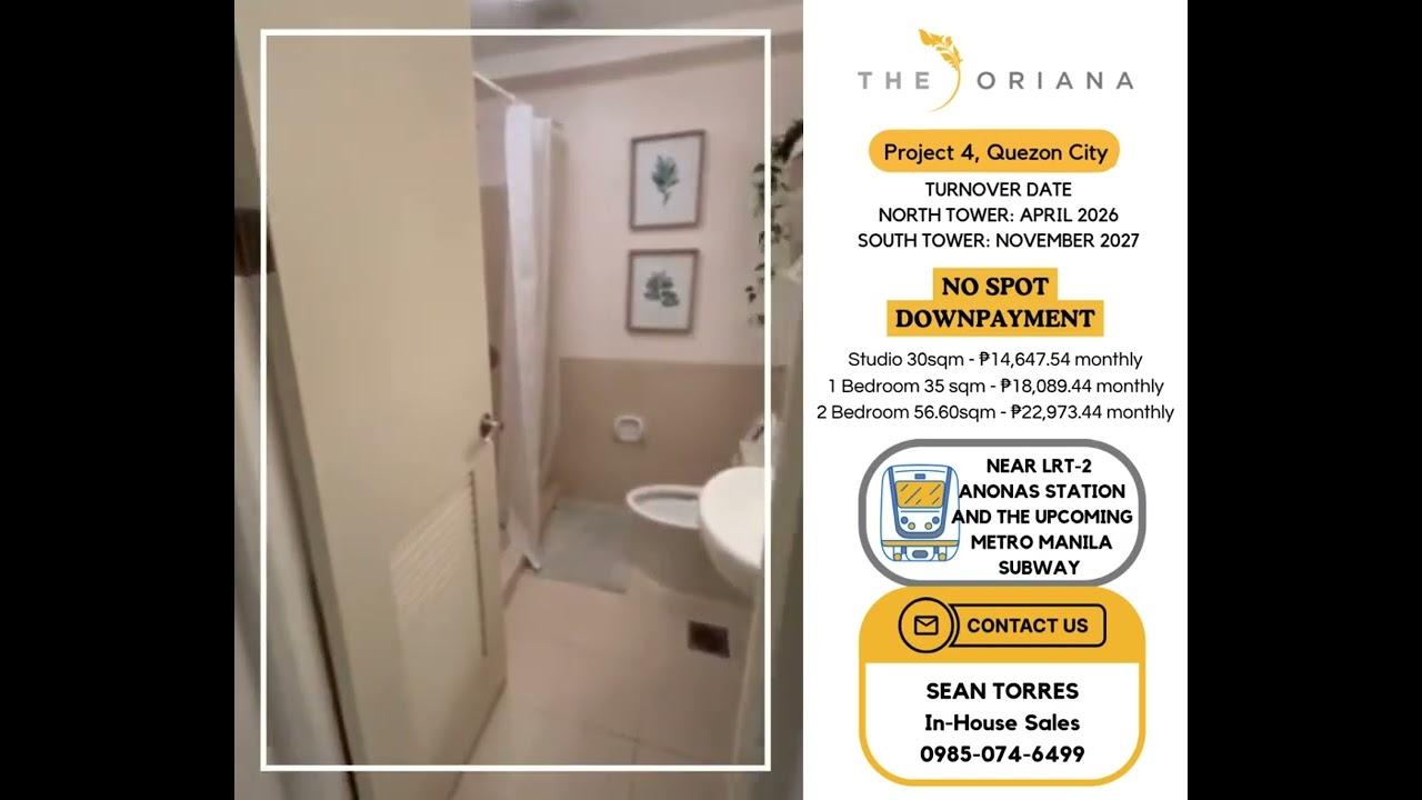 DMCI Condo | The Oriana | 2BR Model Unit Viewing | QC Condo