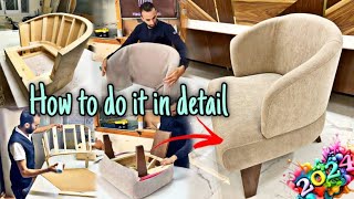 Learn to make a chair for yourself at a lower cost. تعلم كيفية صنع كرسي لنفسك بتكلفة أقل