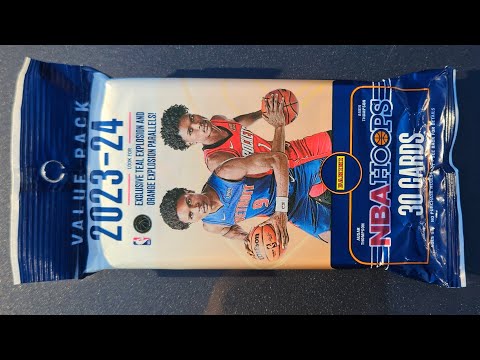 2023-24 Panini NBA Hoops 30-Card Value Packs x 2 Opening - Where's Wemby??