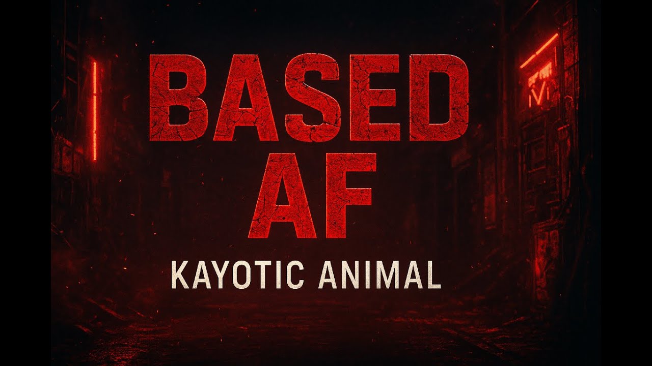 “Based AF” by Kayotic Animal 💀 No Apologies. No Filter.