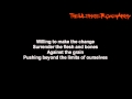 Papa Roach - Singular Indestructible Droid {Lyrics on screen} HD