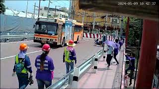 20240509 l BANGKOK l SAMSEN l SOPHON BRIDGE l WAT BOT l TEMPORARY BRIDGE l RAINING l TO SKID l C2