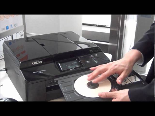 DCP-J925N レーベル印刷 - YouTube