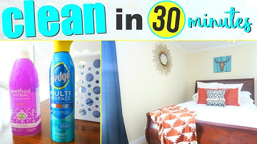 HOW TO CLEAN YOUR HOUSE FAST! CLEAN WITH ME | SPEED CLEANING TIPS | Page Danielle