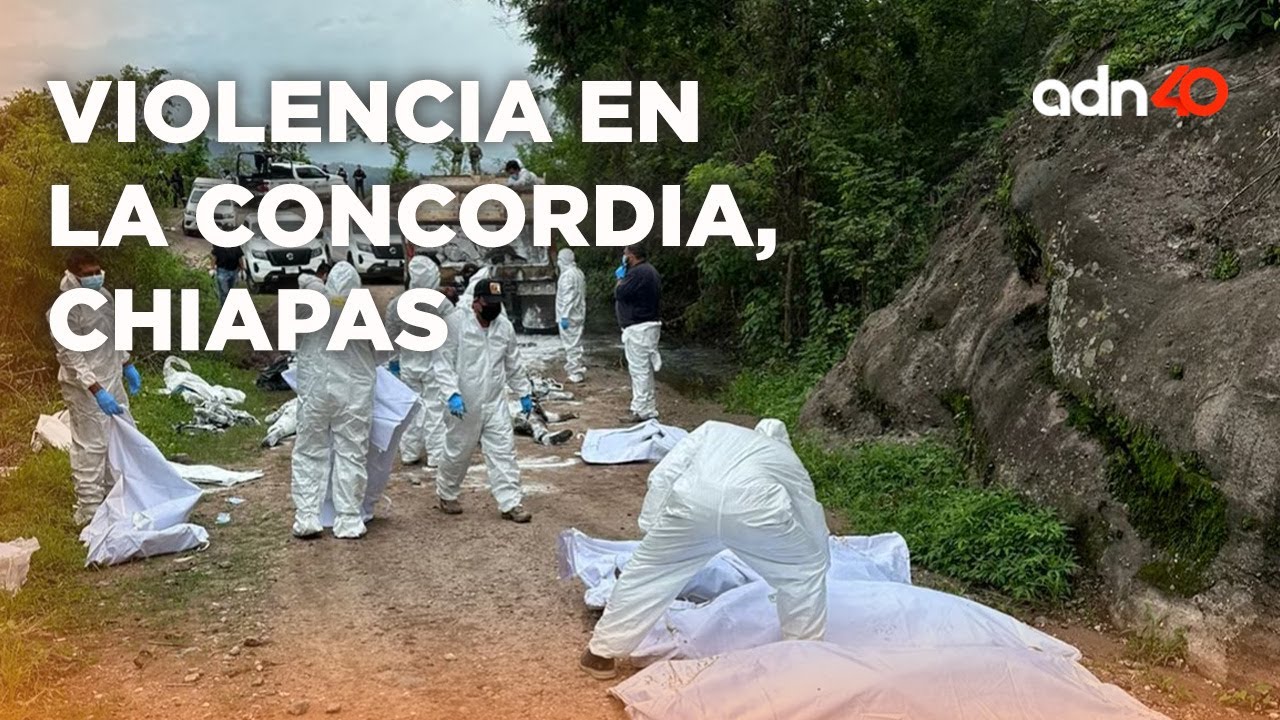Al menos 19 muertos en enfrentamiento entre narcos en la Concordia, Chiapas