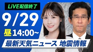 ウェザーニュースの配信のサムネイル画像
