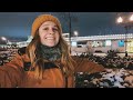 First Snow in Moscow | Walk Through Snowy Moscow City \\ Winter in Russia 2020-2021