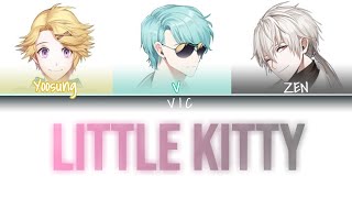 Mystic Messenger Yoosung, V, ZEN 'Little Kitty' (Color Coded Lyrics Eng/Rom/Han/가사)