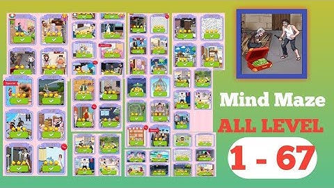 Mind Maze All Levels 1-67 Solution Walkthrough | Tricky Puzzle Game Guide