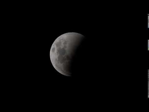 Lunar Eclipse Timelapse Part 1 - 27th July 2018