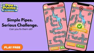Twist The Pipes & Let It Flow! 💧🧠 #braingame screenshot 4