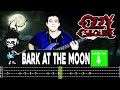 【OZZY OSBOURNE】[ Bark at the Moon ] cover by Cesar | LESSON | BASS TAB
