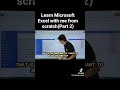 Excel Basics in 60 Seconds ⚡ | The Easiest Way to Start Learning Excel