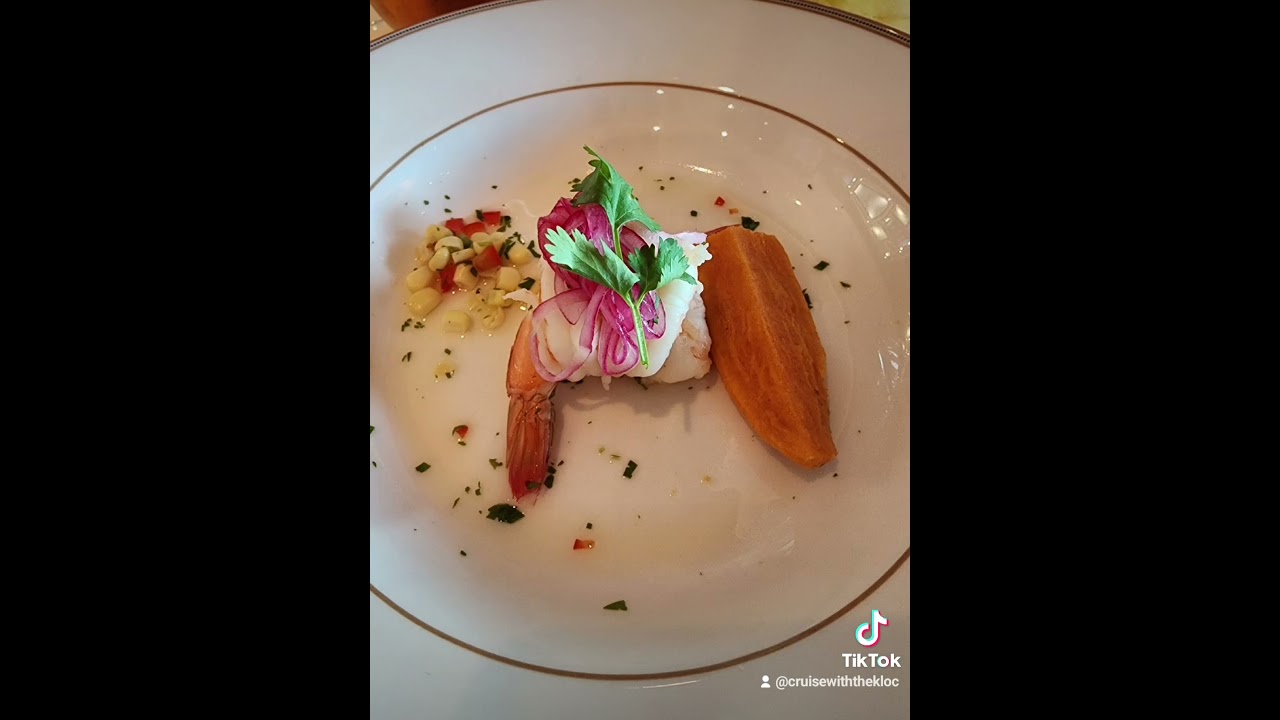 Pirate night menu on the Disney Wish  