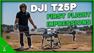 DJI Agras T25 First Impressions: Real-World Spray Demo!