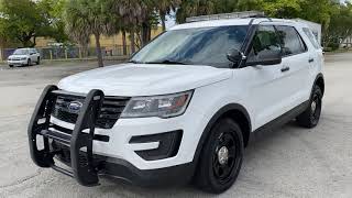 2017 Ford Police Interceptor Utility Explorer Walkaround 92K Miles