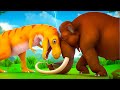 Epic Woolly Mammoth Vs T Rex Battle Dinosaurs Giants Clash In This Special Fight