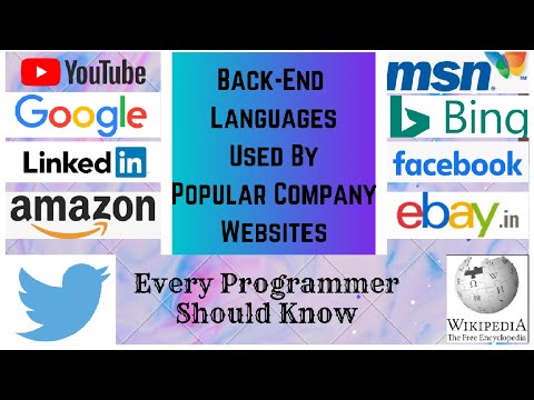 Back-End Programming Languages Used By Top 10 Websites|Top 5 Programming Languages to Learn in 2020