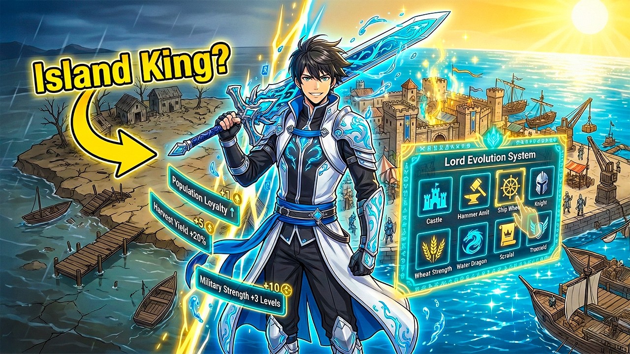 Desolate Land? He LVL UP Only With Ruler Territory Quests, Now Top Knight with Invincible Kingdom