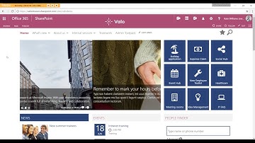 Valo Intranet content management