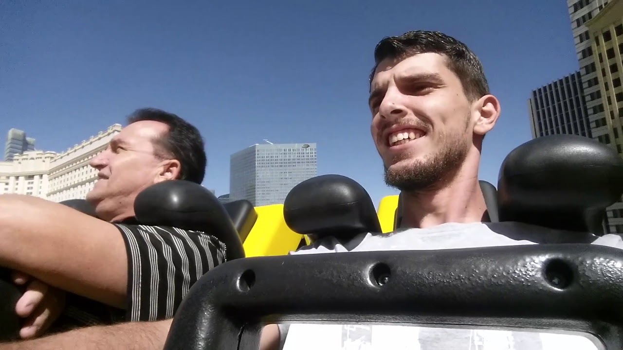 Baba on The Big Apple Coaster New York New York roller coaster Las ...