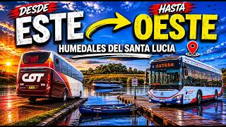 Del este hasta los humedales del Santa Lucía.