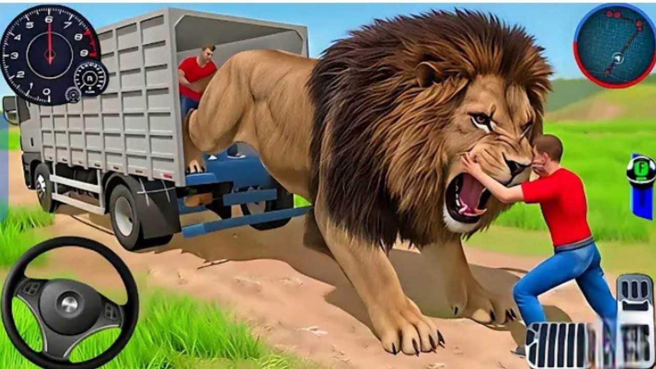 Truck Jungle Lion Hunt Live Gameplay 🚛🦁 | Extreme Off-Road Hunting Adventure 