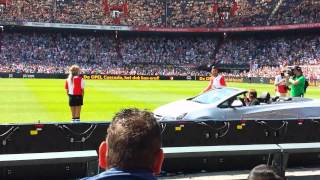 Open dag Feyenoord 2015 - binnenkomst Pellè