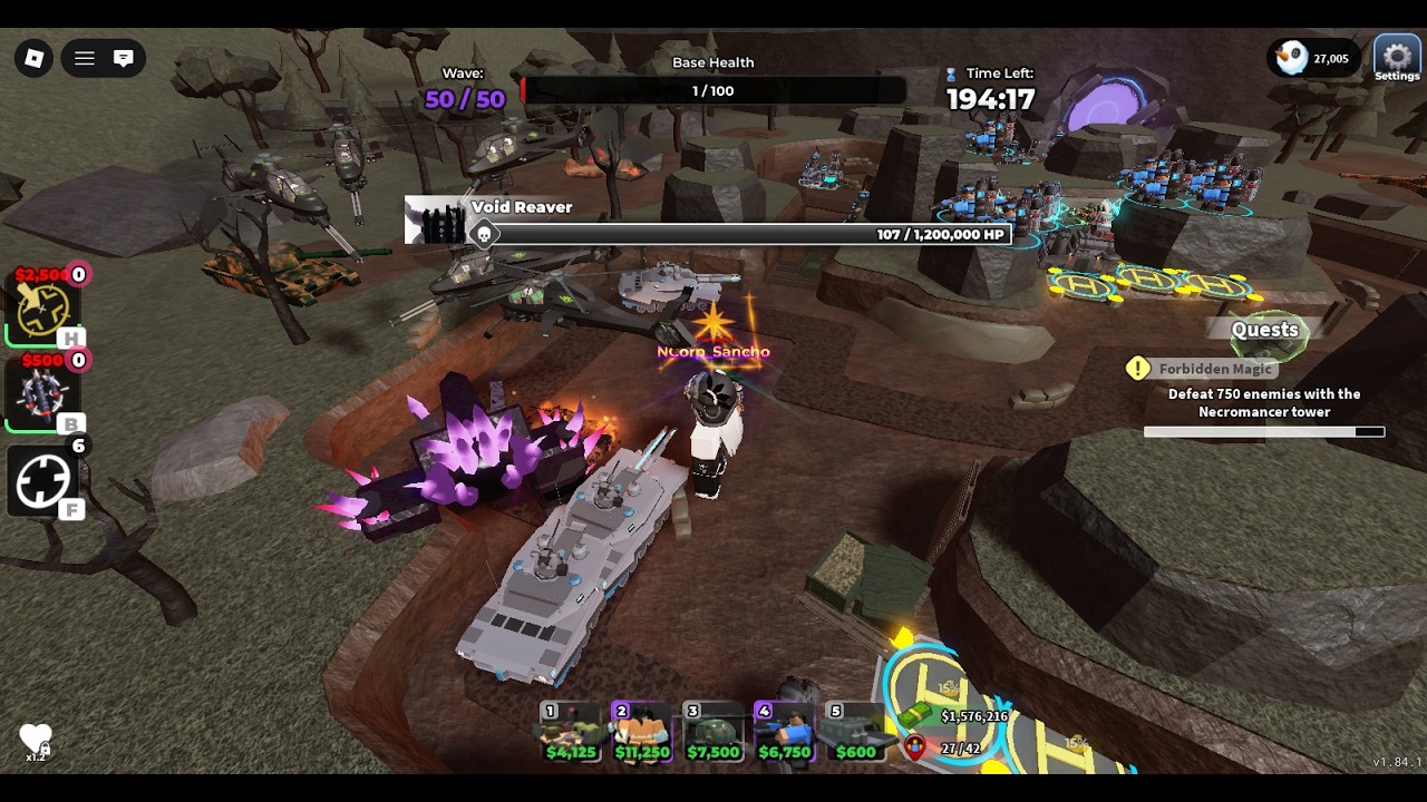 Killing Void reaver until i get Hacker tower (Day 2)