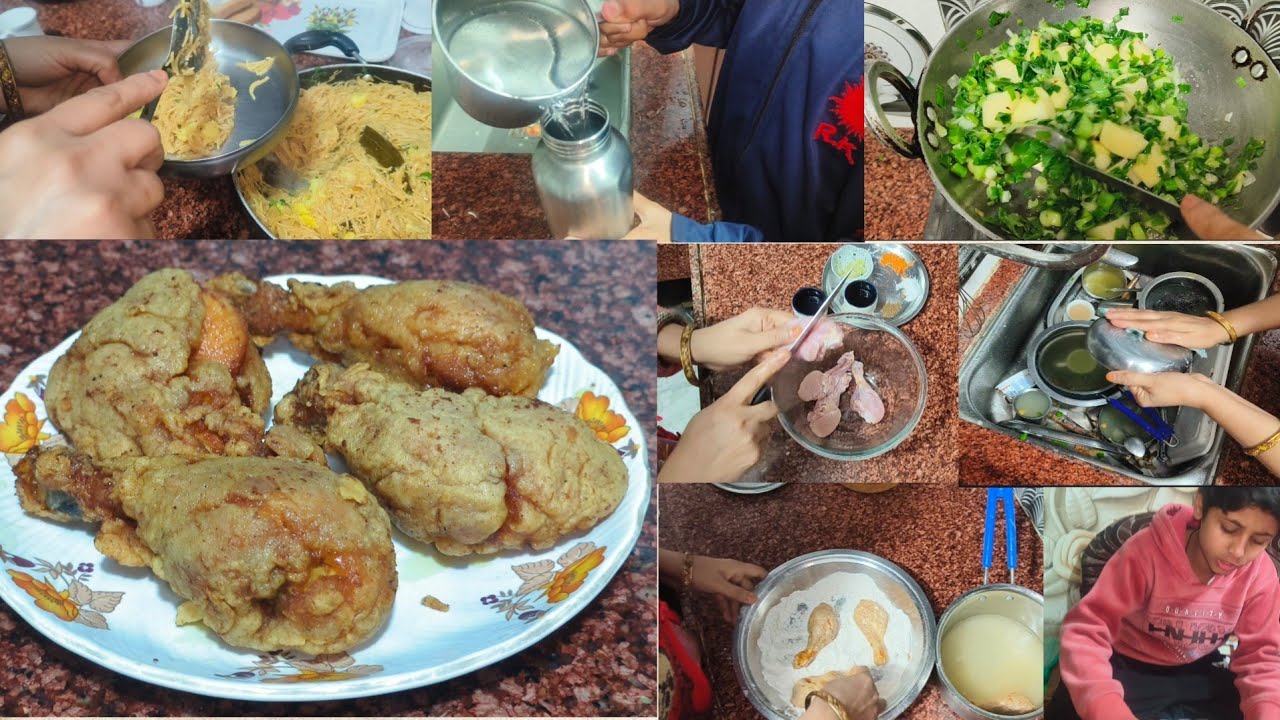 Bacchon ki farmaish per banaya KFC chicken daily routine 