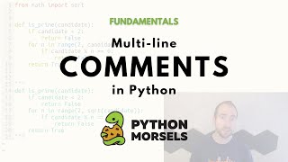 Multiline comments in Python