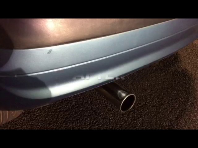 RENAULT CLIO MK2 HORNET EXHAUST - YouTube