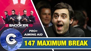 Snooker 19 147 Maximum Break #4 | Pro+ Aiming Aid