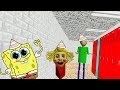 O baldi est de aniversrio  bob esponja no baldis basics challenge maps