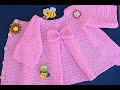 Abrigo de niña a crochet  Majovel muy fácil #crochet #ganchillo