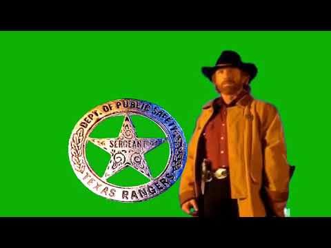 Green Screen Walker Texas Ranger / Chuck Norris