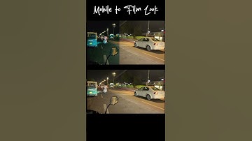 How to Make Mobile Footage Look Like a Film! 🎬📱#shorts #filmlook #colorgrading #edit #mobileediting