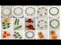 20 Fruit plate decoration - Fruit Vegetable Carving Garnish & Cutting Tricks