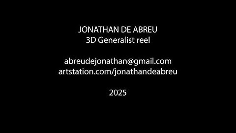 3D Generalist Reel 2025