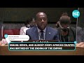 Watch: Kenyan envoy to UN stuns the world; Gives history lesson to Russia at Ukraine meet