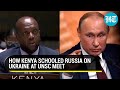 Watch: Kenyan envoy to UN stuns the world; Gives history lesson to Russia at Ukraine meet