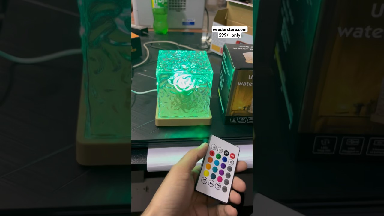 Water Wave Crystal Night Lamp 