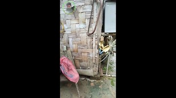 bếp củi HH.bếp củi nước nóng ở vùng nông thôn.tiết kiệm chi phí lắp đặt