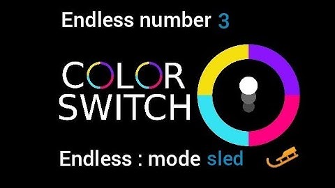 Color Switch.Endless : mode sled🛷