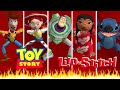 Funny Toy Story + Lilo & Stitch Characters Falling is LAVA (SM64 PC Port)