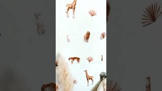 Whimsical Nursery Transformation: Summer Safari Animals Wall Decals Before & After 🦒🦁