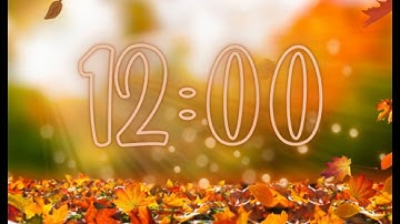 12 Minute Fall Countdown Timer