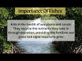 Why Fishes Are Important
