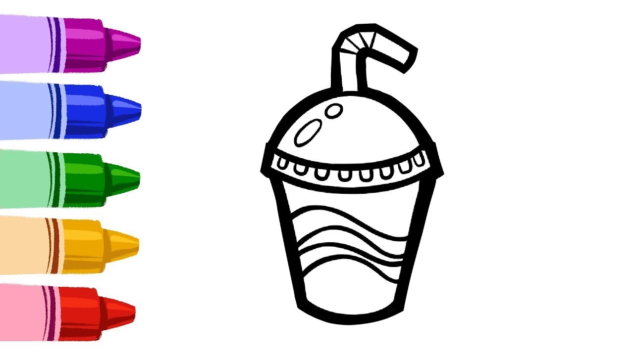Soft Drink drawing, painting and colouring for kids, toodles ideas for ...